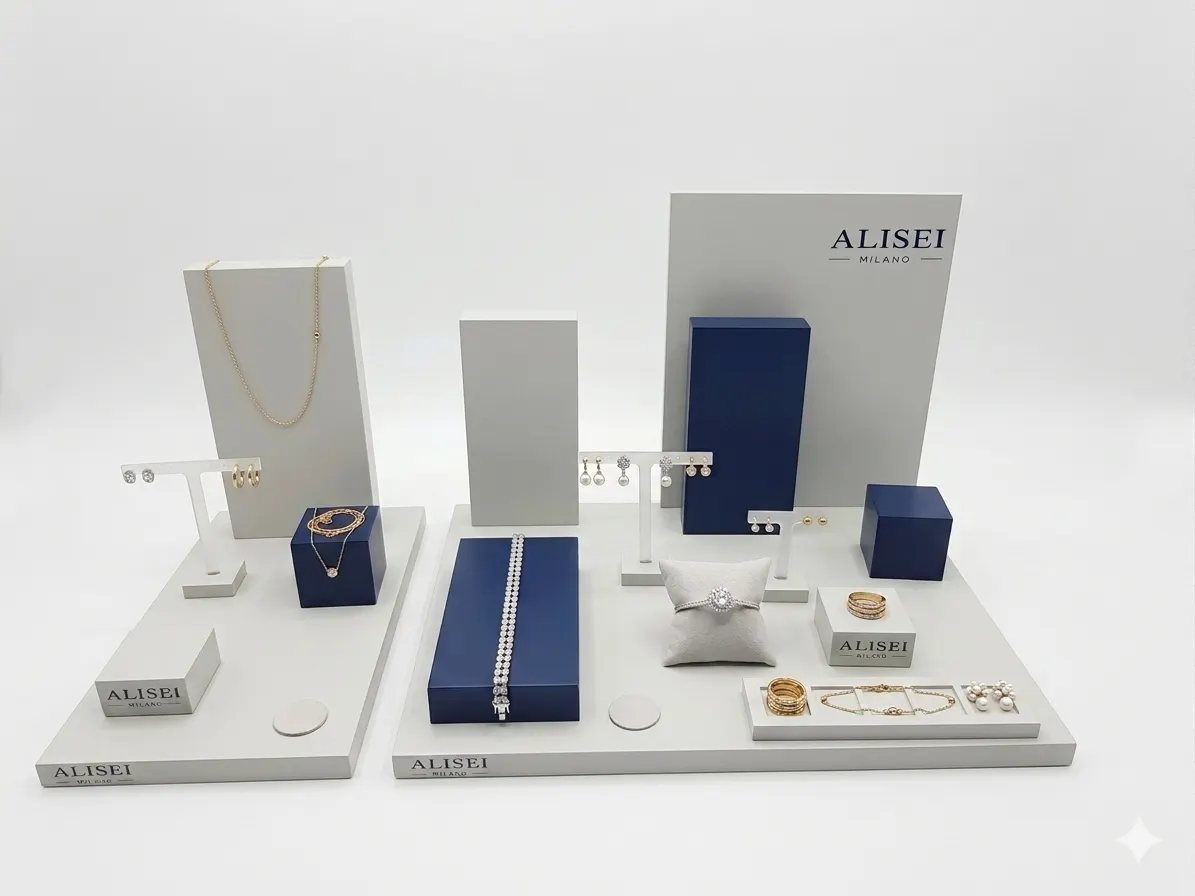Alisei — displays for jewelry, Cofipack Milano