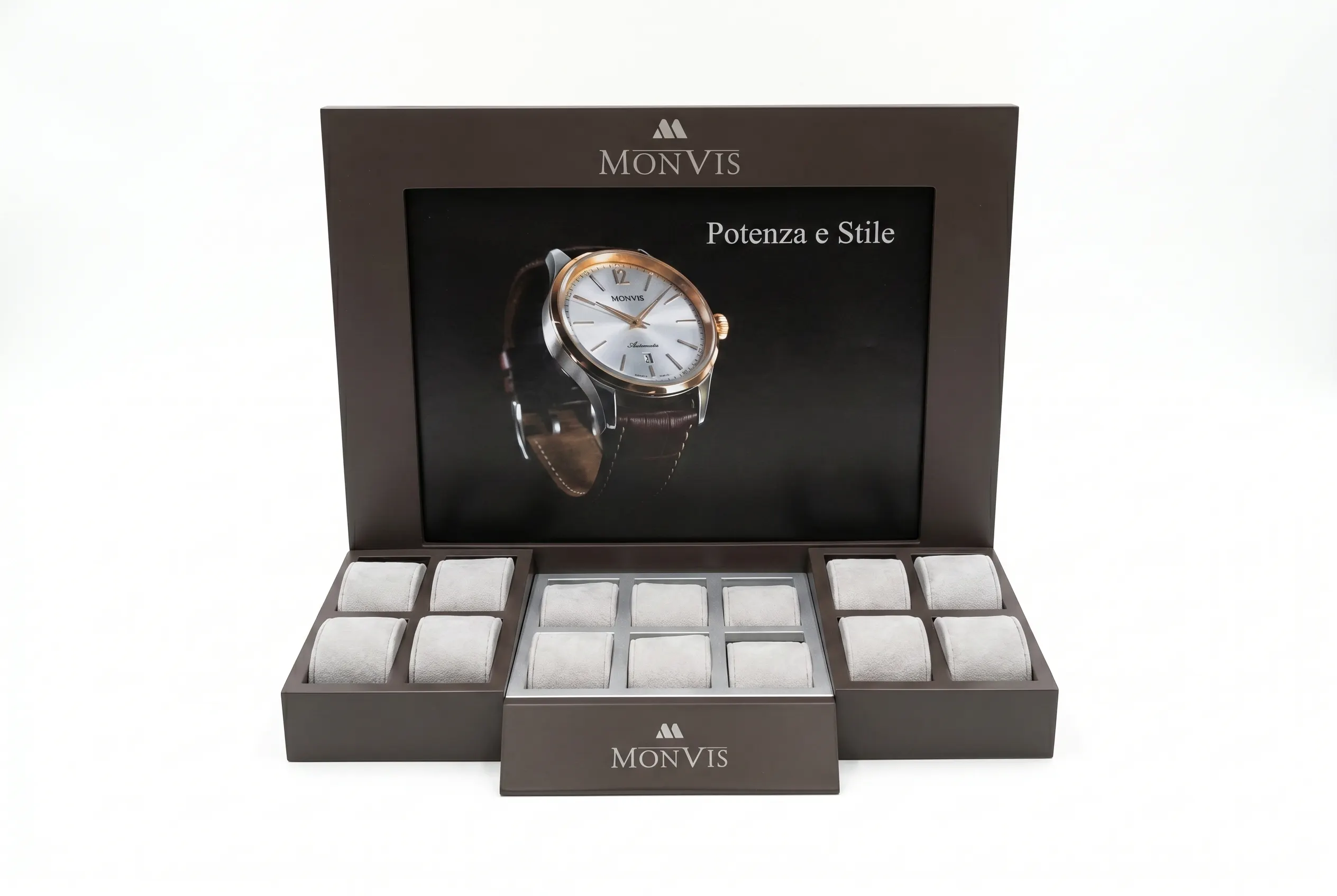 Espositore Monvis — Espositori per orologi, Cofipack Milano
