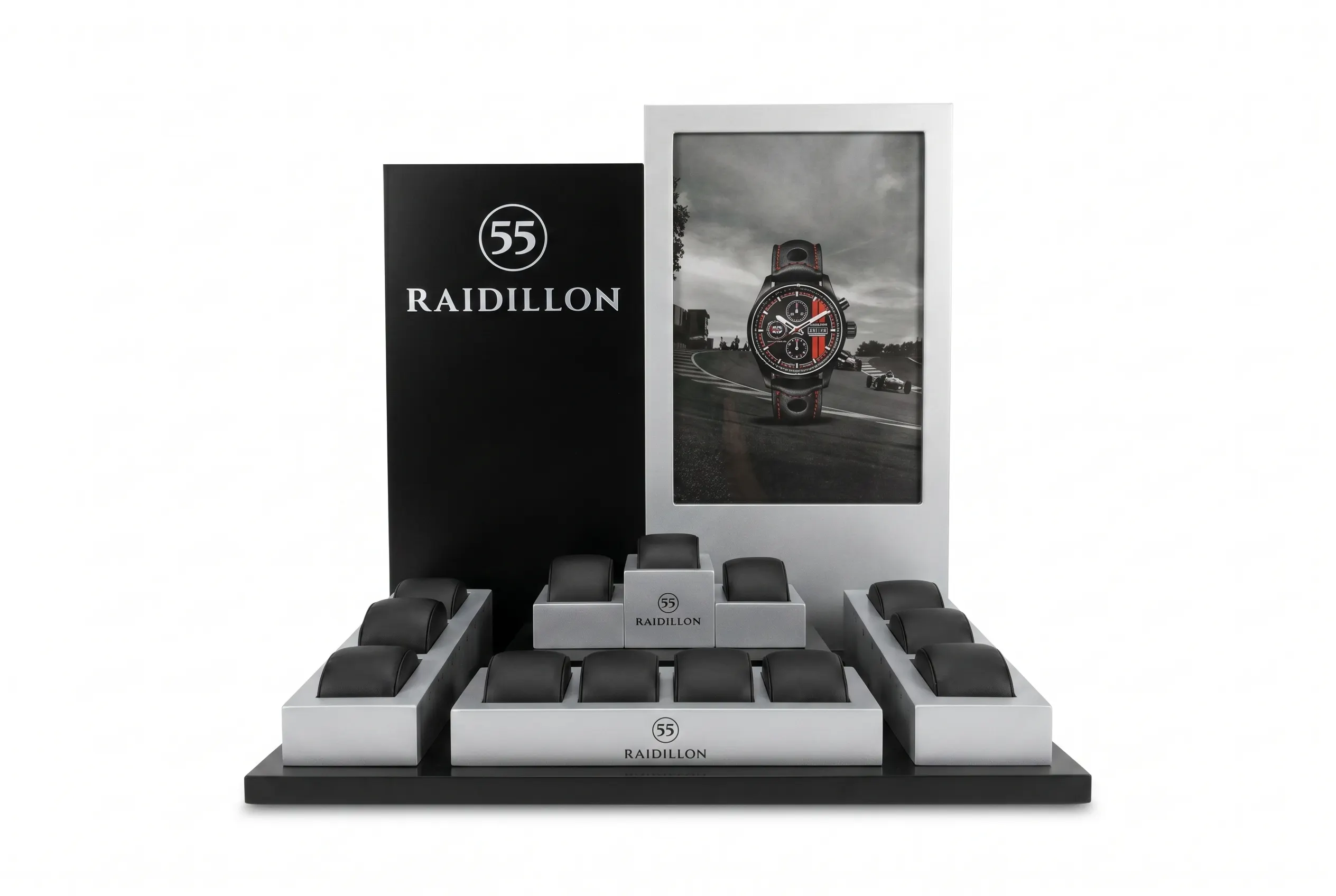 Espositore Raidillon — Espositori per orologi, Cofipack Milano