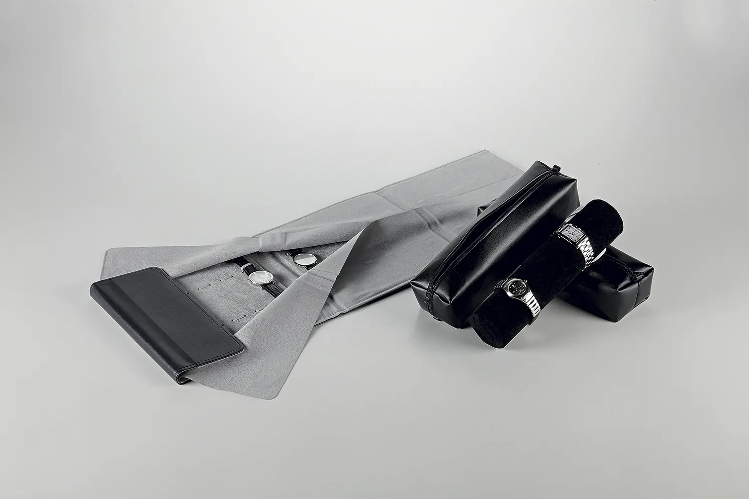 F205-F218 — Cassettiere, panni e astucci per orologi, Cofipack Milano